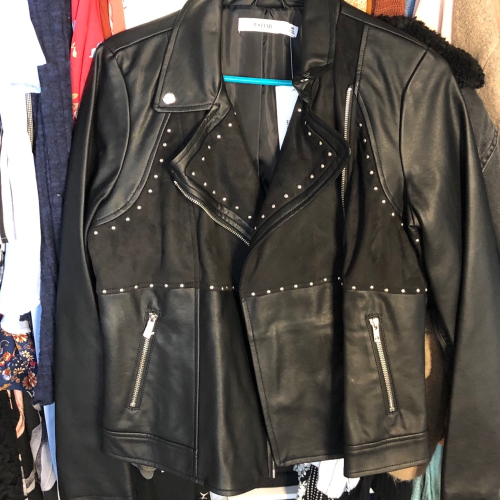 Brand new leather jacket from justfab.
